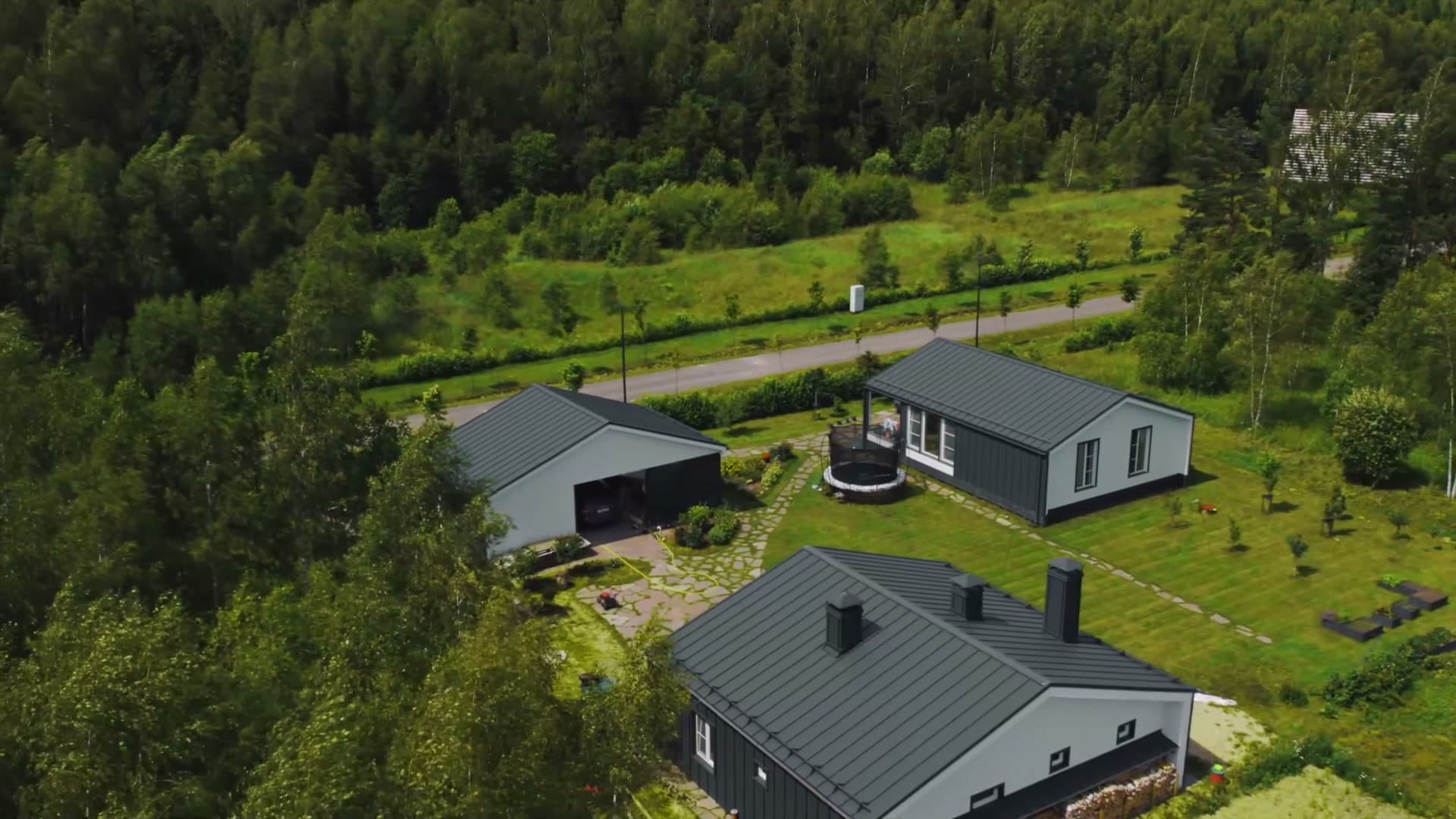Коттеджный поселок Level House летом
